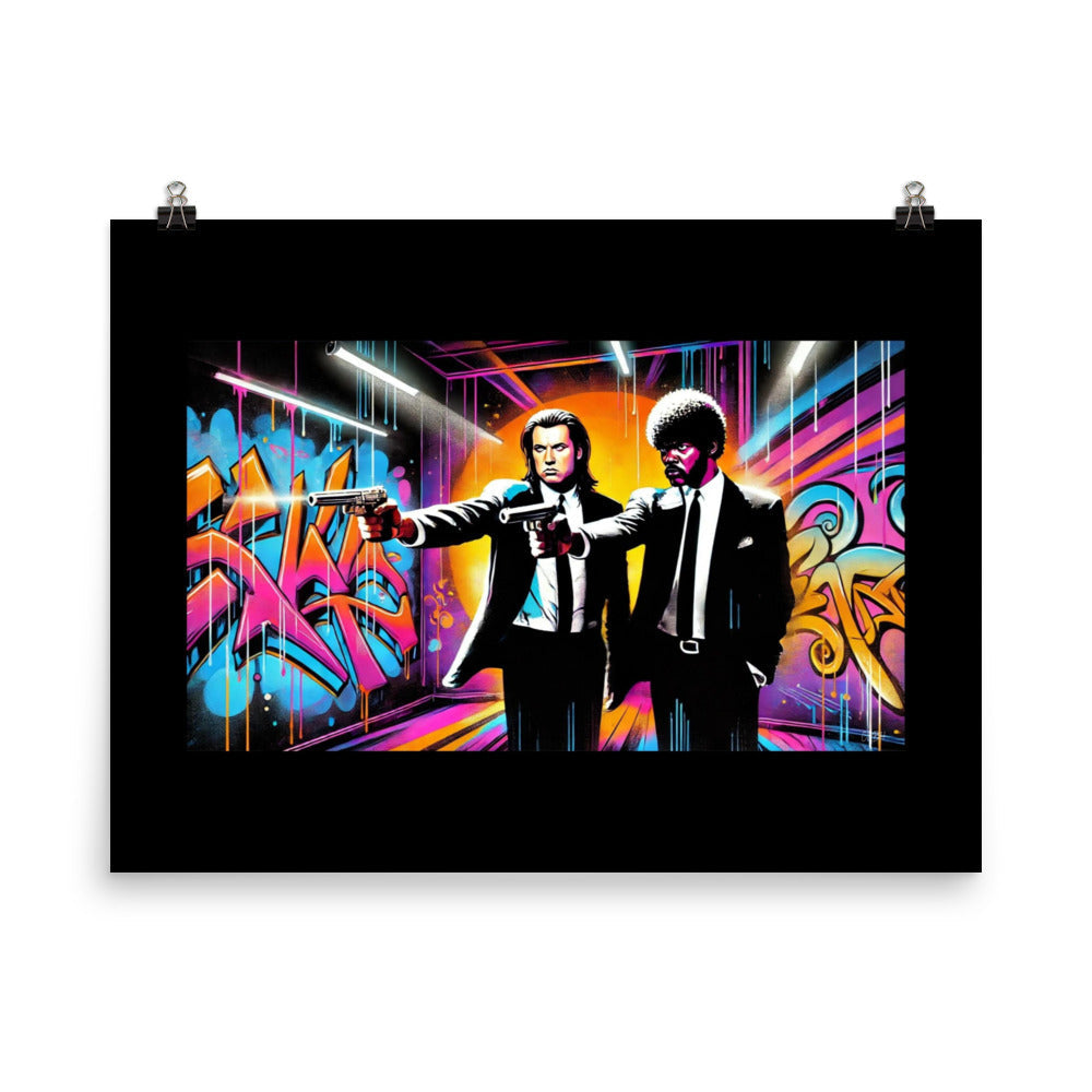 The Pulp Graffiti Art Poster